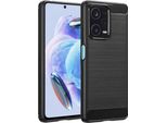 Xiaomi Redmi Note 12 Pro Plus Cover - Silicone - Imoshion Custodia Morbida/Copertura Posteriore - Nero