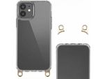 Custodia Per Iphone 12 Pro/ Iphone 12 - Plastica - Custodia Rigida Selencia/Custodia Con Cinturino/Cover Posteriore - Trasparente