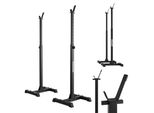 Zipro Supporto Per Bilanciere Alto – Squat Rack Regolabile Per Squat Supporto Per Bilanciere Per Distensioni Su Panca Resistente Telaio In Acciaio Massiccio (Coppia) Fino A 173 Cm