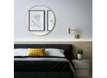 Hoko Specchio Rotondo Con Cornice In Metallo 80 Cm Specchio Decorativo Da Parete Per Bagno E Corridoio