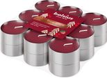 Candela Bolsius Starlight Spezie Invernali, Natale, Rosso Vino, Lumino, 4 Ore, Conf. 18 Pz