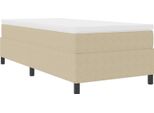 Vidaxl Struttura Letto A Piattaforma Grigio-Verde 100 X 200 Cm Tessuto