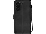 Avizar, Cover Per Xiaomi Poco X7 Pro Con Dragonne, Custodia Flip, Supporto Per Portafoglio, Nero