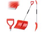 Pala Da Neve Kadax Con Manico In Alluminio 50 Cm Arancione
