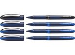 Schneider 183084 Schneider One Business Tintenroller 0,6 Mm, Schreibfarbe: Blau, 4 St.