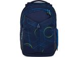 Satch Zaino Della Scuola Con Scomparto Per Laptop Match Blue Tech Blu Scuro