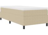 Vidaxl Struttura Letto A Piattaforma Grigio-Verde 80 X 200 Cm Tessuto