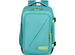 American Tourister Zaino Borsa Da Viaggio Take2Cabin Casual Backpack 24L Dusty Turquoise / Lime Turchese