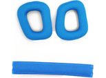 Inf Cuscinetti Auricolari E Testine Di Ricambio Per Logitech G Series Blu