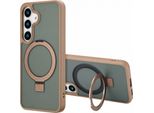 Custodia Samsung Galaxy S25 - Plastica - Custodia Rigida/Copertura Posteriore Accezz - Marrone