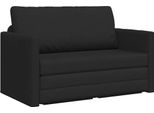 Vidaxl Divano Letto 110 Cm Nero Tessuto