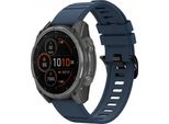 Imoshion Quickfit® Stripe Cinturino In Silicone - Connettore Garmin 22 Mm - Blu Scuro