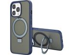 Custodia Per Iphone 13 Pro Max - Plastica - Custodia Rigida/Copertura Posteriore Accezz - Blu