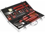 Set Di Utensili Per Barbecue - Utensili Per Barbecue - Per Barbecue - Accessori Per Barbecue Con Scatola In Alluminio - Set Completo Per Gli Amanti Del Barbecue - 18 Pezzi