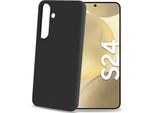 Custodia In Gomma Cromo Soft Galaxy S24 5G Nera