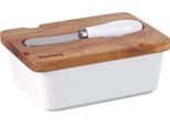 Klausberg Burriera In Porcellana Con Coltello E Coperchio KB7785