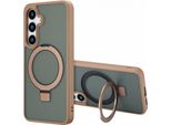 Samsung Galaxy S24 Plus Cover - Plastica - Custodia Rigida/Copertura Posteriore Accezz - Marrone