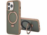 Custodia Per Iphone 13 Pro - Plastica - Custodia Rigida/Copertura Posteriore Accezz - Marrone