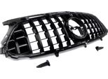 Griglia Paraurti Anteriore Stile Gt Per Mercedes Classe Gla H247 (2020-2023) - Nero Lucido - Accessori Auto