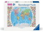Ravensburger 12000664, 1000 Pezzi, Mappe, 14 Anni