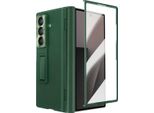 Avizar, Custodia Avvolgente Per Galaxy Z Fold7 Con Vetro Frontale E Supporto, Verde