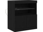 Syfax™ Madia Led Nero 60,5 X 37 X 67 Cm Legno Multistrato