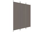 Syfax™ Divisorio A 3 Pannelli Antracite 150X220 Cm In Tessuto