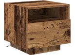 Syfax™ Armadio Da Notte Con Cassetto Legno Vecchio 40 X 39 X 37 Cm