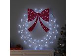 Vidaxl Ghirlanda Con 60 Led Bianco Freddo 76 X 8,5 X 76 Cm Acrilico