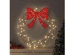 Vidaxl Ghirlanda Con 60 Led Bianco Caldo 76 X 76 X 8 Cm Pet