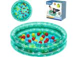 Piscina Gonfiabile Per Bambini Con Palline 91X20Cm Bestway 51141
