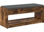 Syfax™ Panca Per Ingresso Con Cuscino Rovere Fumé 103 X 38 X 45 Cm