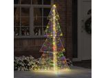 Vidaxl Albero Di Natale Con 240 Led Multicolore 180 Cm Acrilico