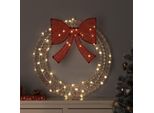 Vidaxl Ghirlanda Con 60 Led Bianco Caldo 76 X 76 X 8 Cm Pet