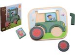 Johntoy Fien E Teun Trattore Scatola Puzzle Giocattolo Educativo
