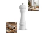 Macinino In Legno Pere Pepe 23,5 Cm Bianco Ceramica Premium Cucina