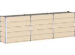 Vidaxl Fioriera Avorio 160 X 40 X 75 Cm Acciaio