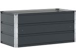 Vidaxl Fioriera Antracite 100 X 50 X 45 Cm Acciaio Zincato