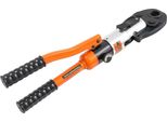 Pinze Per Pressatura Tubi - Utensile Manuale Per Pressatura Idraulica - 10 T - 9 Ganasce Per Pressatura V12/15/18/22/28 Mm + TH16/20/26/32 Mm - Impugnatura Curva - Arancione