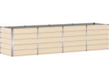 Vidaxl Fioriera Avorio 240 X 80 X 75 Cm Acciaio