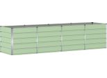 Vidaxl Fioriera Verde 240 X 80 X 75 Cm In Acciaio