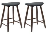 Vidaxl Sedie Da Pranzo 2 Pezzi Marrone Chiaro 46 X 37 X 63 Cm
