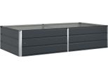 Vidaxl Fioriera Antracite 195 X 100 X 45 Cm Acciaio Zincato