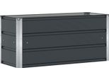 Vidaxl Fioriera Antracite 100 X 40 X 45 Cm In Acciaio