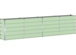 Vidaxl Fioriera Verde 160 X 40 X 75 Cm In Acciaio