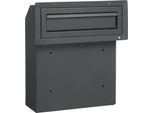 Succebuy Cassetta Postale A Chiave Con Serratura A Combinazione, Grigio Scuro - Conservazione Sicura Ed Elegante Della Corrispondenza