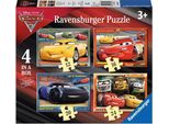 Ravensburger - Puzzle Di Cars 3 4In1