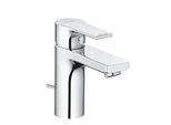Kludi Zenta Sl Mitigeur Monocommandé Pour Lavabo, Hauteur De Bec 100Mm, 3.8 L/Min, Avec Garniture D'éCoulement En MéTal, Chrome, 482900565WR5, 482900565WR5