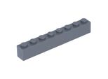 Lego® 10 Pezzi 3008 Mattoncini 1X8 Parte Mattoncini Base 10 Grigio Scuro Bluastro