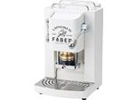 Faber Pro Deluxe ESE Pad Espressomaschine Pure White & Chrom